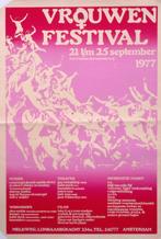 VROUWEN FESTIVAL 21 t/m 25 september 1977 (lijst optie), Verzamelen, Posters, Verzenden, Nieuw, Overige onderwerpen, Met lijst