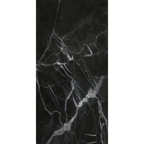 Wandpaneel Isodeco Black Streak 120x260 cm SPC Mat Zwart/Wit, Doe-het-zelf en Verbouw, Tegels, 60 cm of meer, Wandtegels, Nieuw