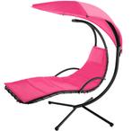 Hangstoel Maja - zwart / roze