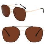 Fako Sunglasses® - Zonnebril Vierkant - Polariserend -, Verzenden, Nieuw