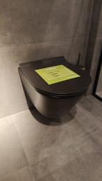 Showmodel Wandcloset toiletpot mat zwart randloos - 0038, Ophalen, Nieuw, Toilet