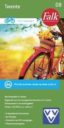 Falk VVV fietskaart 08 Twente, Boeken, Taal | Overige Talen, Verzenden