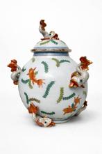 Herend - dekselvaas - Poisson Temple 1941 - Porselein