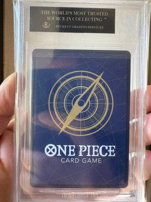Beckett Black Label - 1 Graded card - One Piece - Edward, Hobby en Vrije tijd, Verzamelkaartspellen | Overige