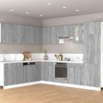 vidaXL Hangkast Lyon 60x31x40cm bewerkt hout grijs sonoma, Huis en Inrichting, Verzenden, Nieuw, Grijs