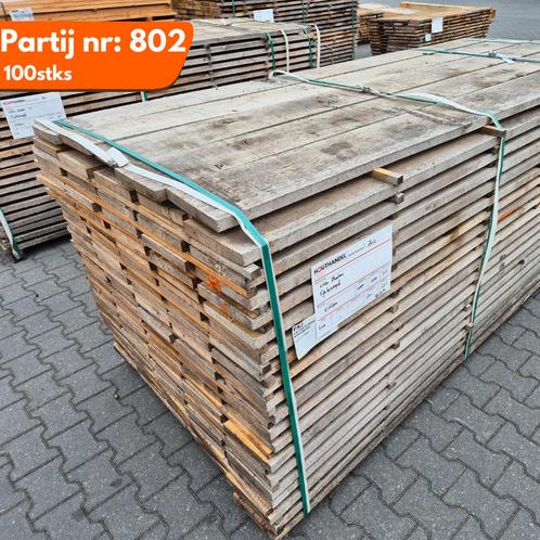 Eiken planken fijnbezaagd 2500x200x27mm, Doe-het-zelf en Verbouw, Platen en Panelen, Ophalen of Verzenden
