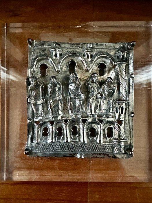 Reliëf, Formella - Porta di San Zeno - Gesu tra i Dottori -, Antiek en Kunst, Kunst | Niet-Westerse kunst