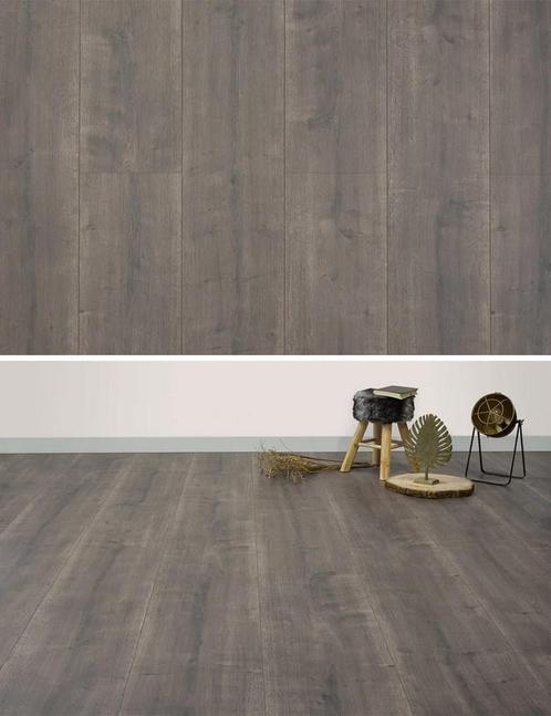 Floer Landhuis Laminaat Diepbruine Eik FLR-1032 - Extra, Doe-het-zelf en Verbouw, Vloerdelen en Plavuizen, Laminaat, Nieuw, Verzenden