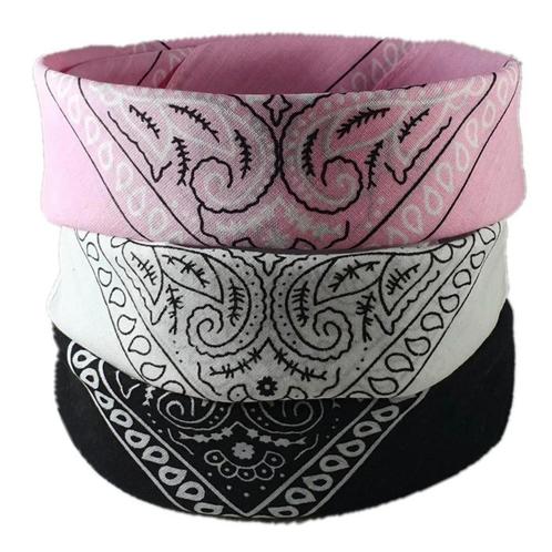 Fako Fashion® - 3-Pack Paisley Bandana - Boeren Zakdoek -, Kleding | Heren, Mutsen, Sjaals en Handschoenen, Verzenden