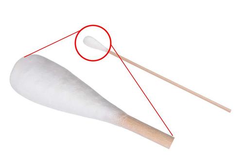 Wattenstaaf met grote katoenen kop (15 cm totale lengte), Doe-het-zelf en Verbouw, Gereedschap | Handgereedschap, Nieuw, Ophalen of Verzenden