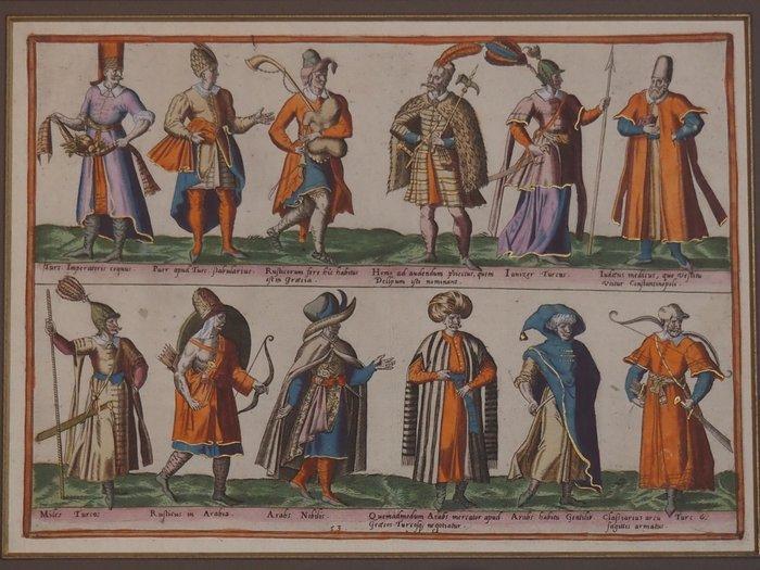 Abraham de Bruyn (c. 1539, Antwerp – 1587, Cologne?) - 3, Antiek en Kunst, Antiek | Meubels | Stoelen en Banken