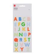 HEMA Stickervellen 3D letters en cijfers 19x10 - 2 vel, Nieuw, Verzenden