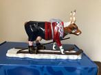 Beeldje - Cow Parade. Cowparade. The Ski Cow. - Polyresin., Antiek en Kunst