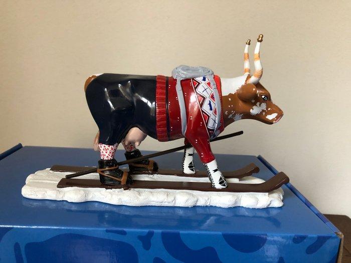 Beeldje - Cow Parade. Cowparade. The Ski Cow. - Polyresin., Antiek en Kunst, Curiosa en Brocante