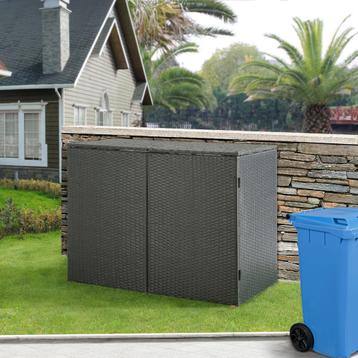[en.casa] Containerombouw Widnau donkergrijs 111x148x80 cm beschikbaar voor biedingen