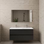 ACTIE BWS Badmeubel | Paris | Mat Zwart 120 cm | Mat Wit, Ophalen of Verzenden, Nieuw, Bad