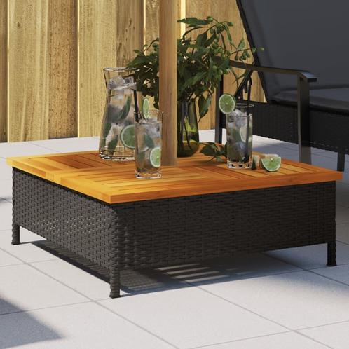 vidaXL Parasolvoetbedekking 70x70x25 cm poly rattan, Tuin en Terras, Partytenten, Nieuw, Verzenden