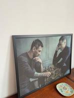 Raam van de iconische Louis Vuitton-foto van Café Maravillas, Nieuw