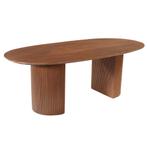 Mangohouten Eettafel Maeve 210x100 cm Walnoot, Huis en Inrichting, Tafels | Eettafels, Verzenden, Nieuw, Industriële meubels, Overige vormen