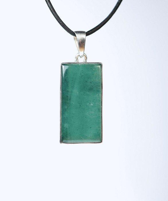 Nephrit-Jade Hanger / Cabochon / nieuw- 8 g - (1), Verzamelen, Mineralen en Fossielen
