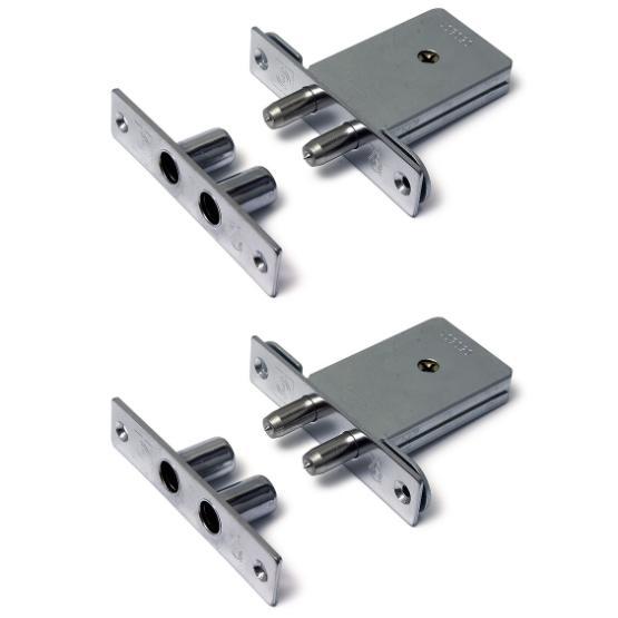 DX Set van 2 veiligheidsbijzetsloten SKG2 gelijksluitend, Doe-het-zelf en Verbouw, Hang- en Sluitwerk, Verzenden