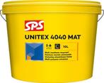 SPS Unitex 4040 10 Liter, Doe-het-zelf en Verbouw, Verf, Beits en Lak, 5 tot 10 liter, Nieuw, Overige kleuren, Verf