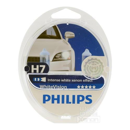 H7 met W5W Philips WhiteVision set, Auto-onderdelen, Verlichting, Nieuw, Ophalen of Verzenden