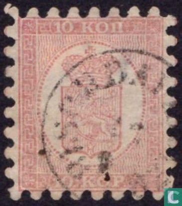 Finland - Wapen - 1860, Postzegels en Munten, Postzegels | Europa | Scandinavië, Gestempeld, Verzenden