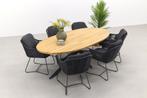 Taste Belmond antraciet/Prado Ellips 240x115 cm. tuinset -, Tuin en Terras, Tuinsets en Loungesets, Verzenden, Nieuw, Hout, Tuinset