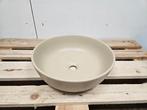 Waskom 40 x 14 cm mat taupe, Doe-het-zelf en Verbouw, Sanitair, Ophalen of Verzenden, Nieuw, Bad