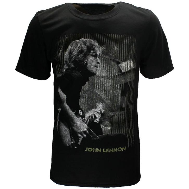 John Lennon Gibson Guitar T-Shirt - Officiële Merchandise, Kleding | Heren, T-shirts, Verzenden