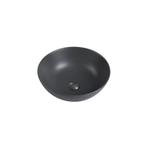 Waskom Luisa 41x41x15cm mat antraciet inclusief afvoerplug, Verzenden, Nieuw