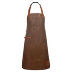 GGM Gastro | KARLOWSKY | Leren Slabbenschort - Caramel |, Verzenden, Nieuw, Overige kleuren, Schort