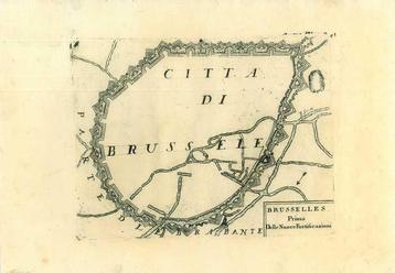 Stadsplattegrond van Brussels beschikbaar voor biedingen