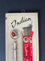 Indian - Thermometer (2) - Metaal, karton, advertenties, Antiek en Kunst, Curiosa en Brocante