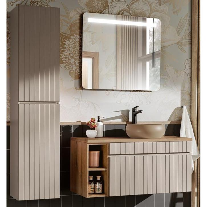 Badkamermeubel Alora Uno 80CM (Badkamermeubels), Huis en Inrichting, Badkamer | Badkamermeubels, Nieuw, Ophalen of Verzenden