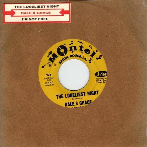 Dale & Grace - The Loneliest Night + Im Not Free (Vinyls..., Cd's en Dvd's, Vinyl Singles, Verzenden