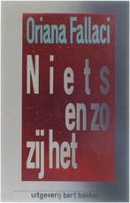 NIETS EN ZO ZY HET (GOEDK.ED.) 9789035104624 O. Fallaci, Verzenden, Gelezen, O. Fallaci