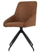 2dekans | Dutchbone Eetkamerstoel Laurel Champagne 60x51x85, Huis en Inrichting, Stoelen, Ophalen of Verzenden, Zo goed als nieuw