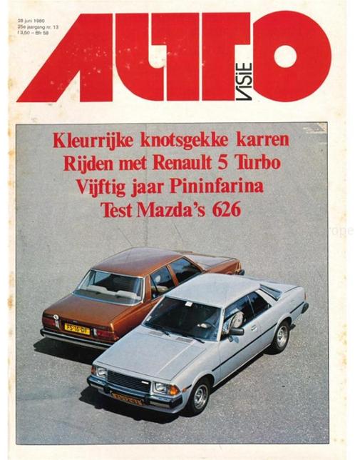 1980 AUTOVISIE MAGAZINE 13 NEDERLANDS, Boeken, Auto's | Folders en Tijdschriften