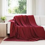 vidaXL Kleden 24 pcs Bordeaux Rood 270 x 240 cm Fleece, Verzenden, Nieuw, Rood