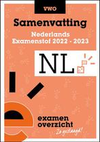 ExamenOverzicht   Samenvatting Nederlands VWO 9789464380767, Boeken, Schoolboeken, Zo goed als nieuw