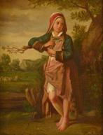 Joseph Caraud (1821-1905) - Jeune bergère