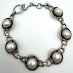 Zonder Minimumprijs - Armband Zilver Parel, Sieraden, Tassen en Uiterlijk, Armbanden, Nieuw