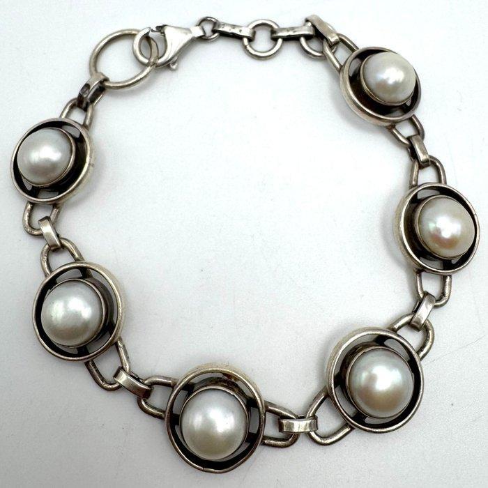 Zonder Minimumprijs - Armband Zilver Parel, Sieraden, Tassen en Uiterlijk, Armbanden