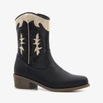 Blue Box meisjes cowboy western boots zwart/goud maat 28, Kleding | Dames, Schoenen, Nieuw, Verzenden