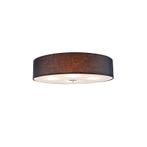 Landelijke plafondlamp zwart 50 cm - Drum, Huis en Inrichting, Lampen | Plafondlampen, Nieuw, Overige materialen, Modern