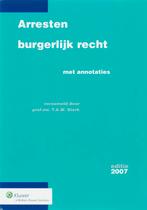 Arresten burgerlijk recht 2007 9789013042634, Boeken, Verzenden, Gelezen