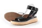 Scapino Sandalen in maat 39 Zwart | 10% extra korting, Verzenden, Zwart, Sandalen of Muiltjes, Scapino