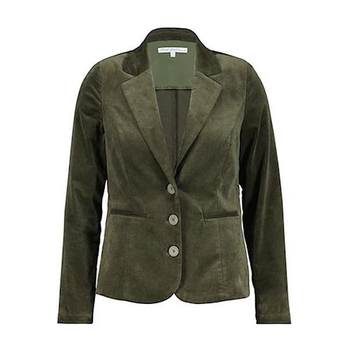 -30% Red Button  Red Button Blazer srb4394 babs velvet army, Kleding | Dames, Jasjes, Kostuums en Pakken, Groen, Nieuw, Verzenden